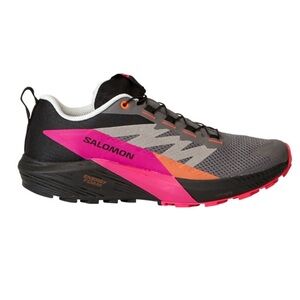 Salomon Sense Ride 5 Black and Pink Ortholite Shoes